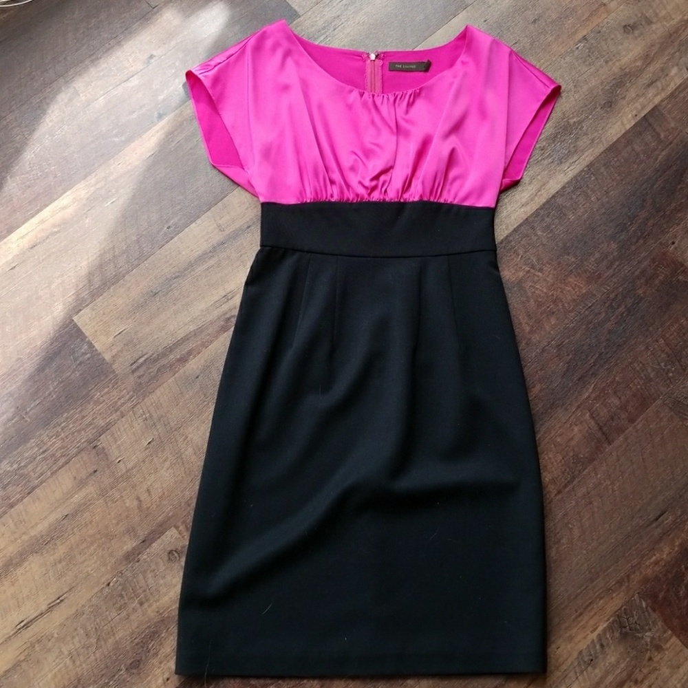 The Limited Pink and Black Dress